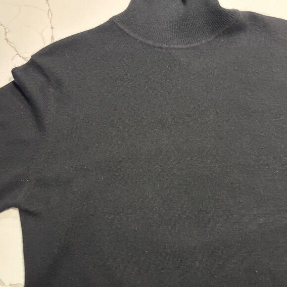 100% Cashmere COUNTRY SHOP | Women’s Black Turtleneck Long Sleeve Sweater Size M - Picture 11 of 16
